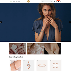 ecommerce shop template Jewellery Store Theme